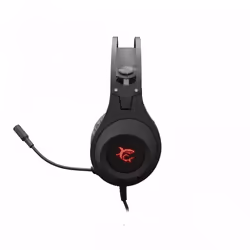White Shark Wildcat Casque Avec fil Arceau Jouer USB Type-A Noir